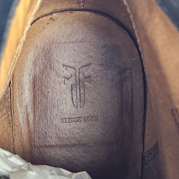 Frye Jennifer Heeled Western Ankle Boot Womens 6.5 Black Leather Pointed Toe - Picture 10 of 13